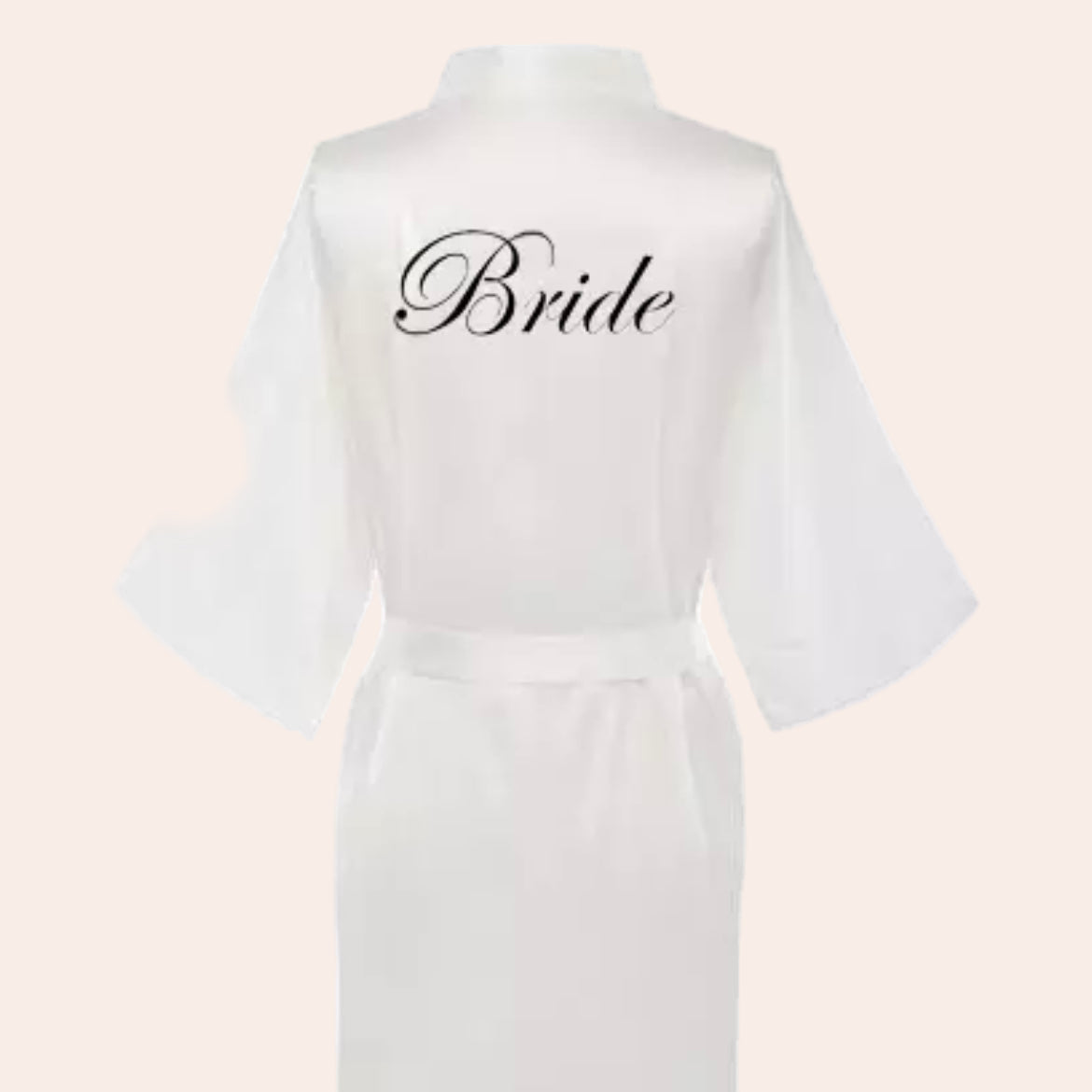 "BRIDE" ROBE