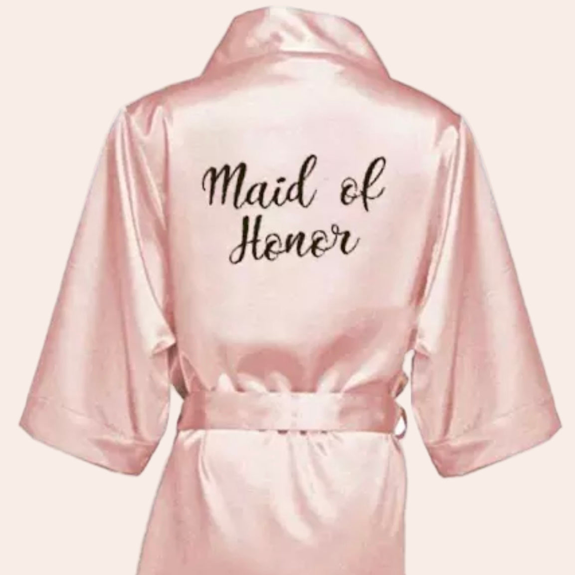 "MAID OF HONOR" ROBE