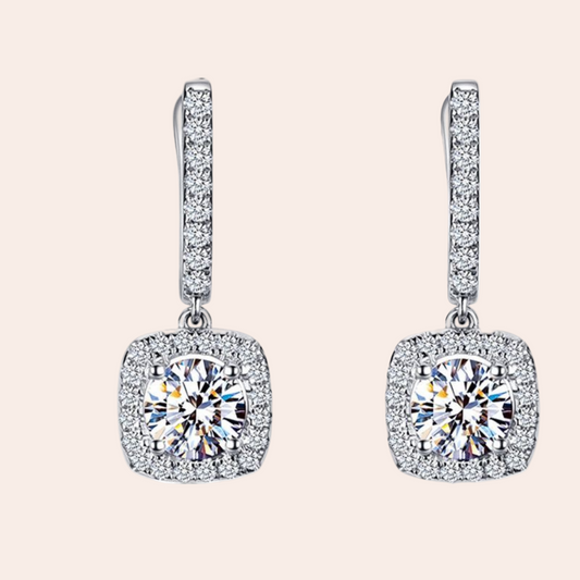 Square Drop Earrings