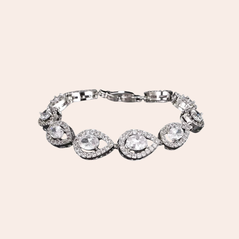 teardrop tennis bracelet