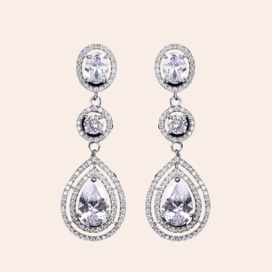 trio dangler earrings