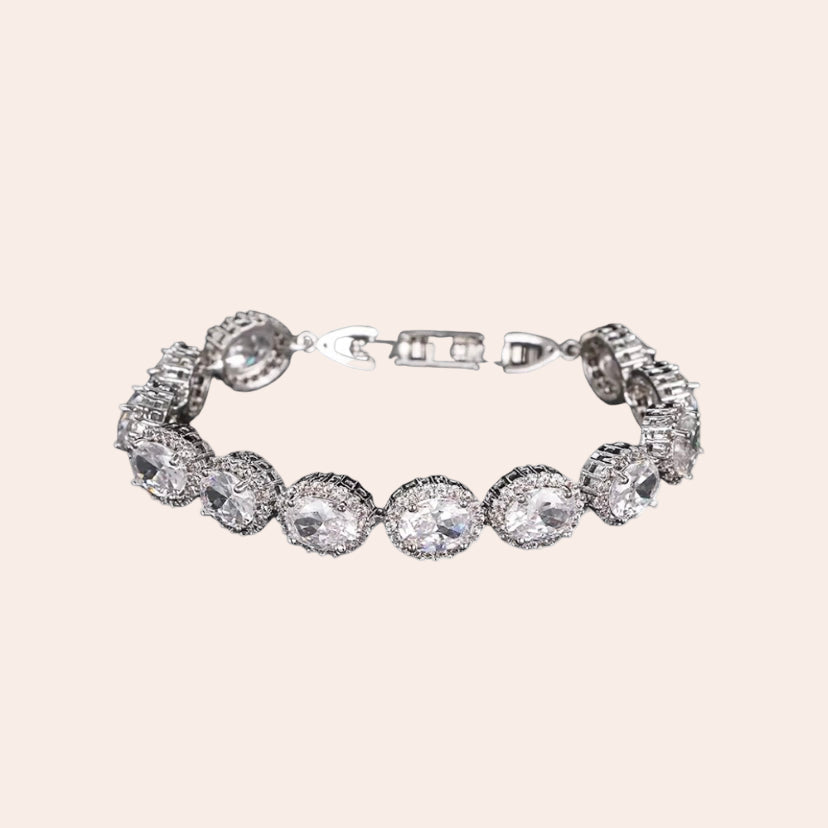 halo tennis bracelet