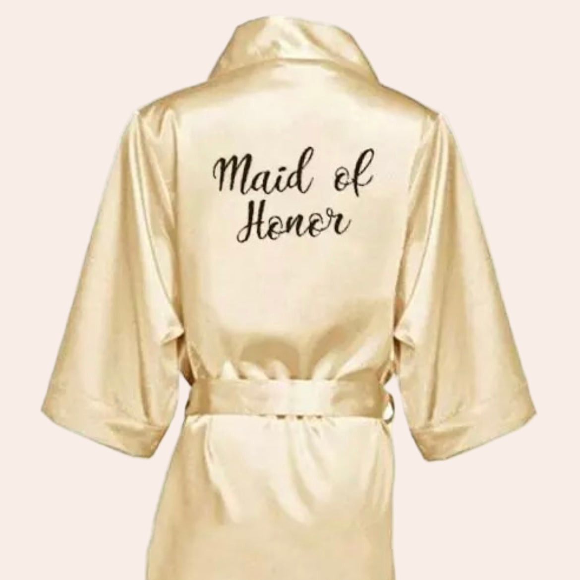 "MAID OF HONOR" ROBE