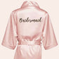 "BRIDESMAID" ROBE