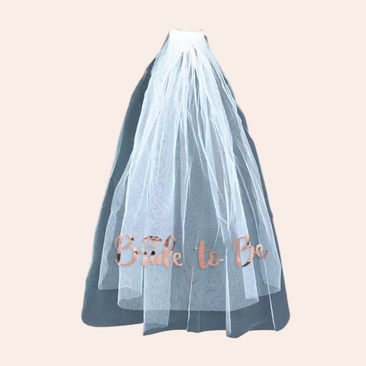 Bride to Be Bachelorette Veil 