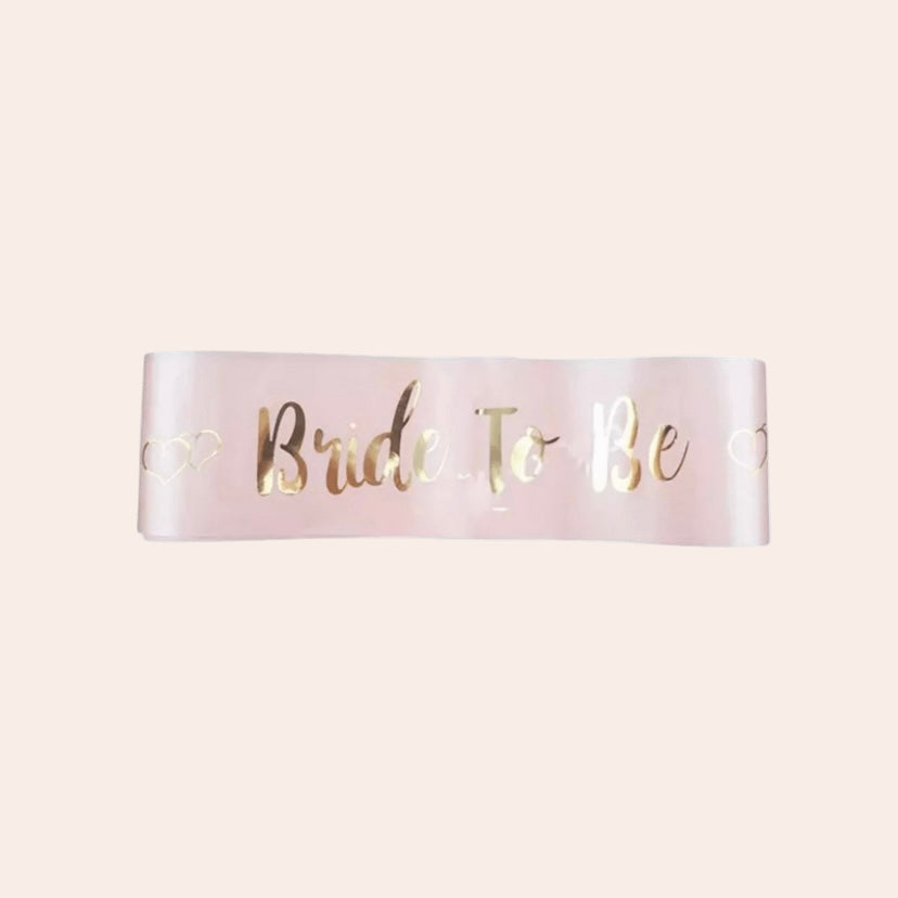 Pink Bachelorette Sash